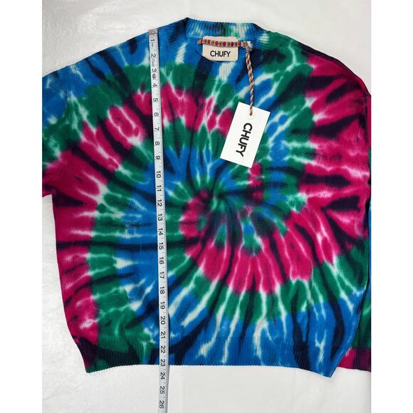 Chufy Women's Sky Knitted Sweater in Fractal Green Size S - Picture 7 of 8